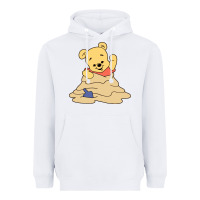 White baby bear Heavyweight Hoodie - linhVisuals