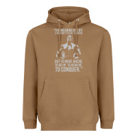 Toasted Coconut schwarzenegger arnie Heavyweight Hoodie - linhVisuals