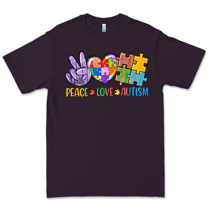 Peace Love Autism Premium Tee by CowGirlArtShop | Teevron