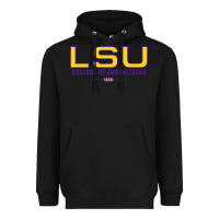 Black lsu college of engineering  1890 Heavyweight Hoodie - linhVisuals