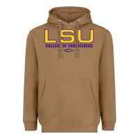Toasted Coconut lsu college of engineering  1890 Heavyweight Hoodie - linhVisuals