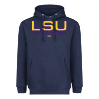 Navy lsu college of engineering  1890 Heavyweight Hoodie - linhVisuals