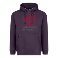 Plum education of loma linda Heavyweight Hoodie - linhVisuals
