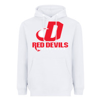White red de dickinson college vectorized Heavyweight Hoodie - linhVisuals