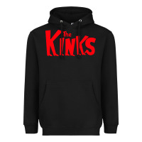 Black The Kinks Heavyweight Hoodie - linhVisuals