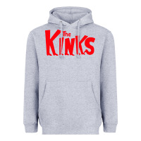 Heather Grey The Kinks Heavyweight Hoodie - linhVisuals