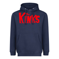 Navy The Kinks Heavyweight Hoodie - linhVisuals