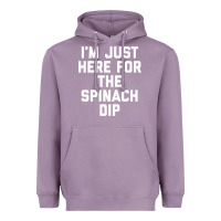 Lavender foodie appetizer i'm just here for the spinach dip premium t shirt Heavyweight Hoodie - linhVisuals