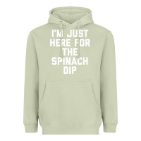 Matcha foodie appetizer i'm just here for the spinach dip premium t shirt Heavyweight Hoodie - linhVisuals