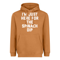 Meerkat foodie appetizer i'm just here for the spinach dip premium t shirt Heavyweight Hoodie - linhVisuals