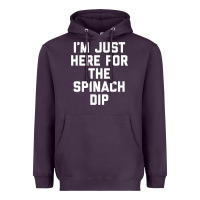 Plum foodie appetizer i'm just here for the spinach dip premium t shirt Heavyweight Hoodie - linhVisuals