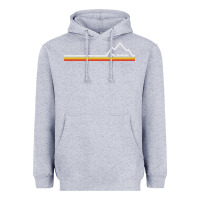 Heather Grey mt. bachelor   mount bachelor Heavyweight Hoodie - linhVisuals