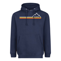 Navy mt. bachelor   mount bachelor Heavyweight Hoodie - linhVisuals