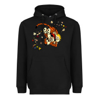 Black calvin Heavyweight Hoodie - linhVisuals