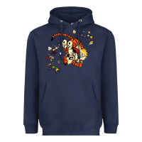 Navy calvin Heavyweight Hoodie - linhVisuals