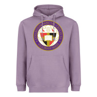Lavender college of the holy cross Heavyweight Hoodie - linhVisuals