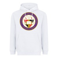 White college of the holy cross Heavyweight Hoodie - linhVisuals