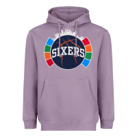 Lavender sixers basketball Heavyweight Hoodie - linhVisuals