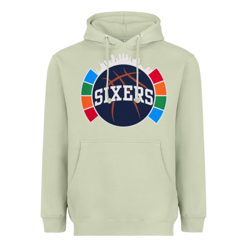 Sixers Basketball Heavyweight Hoodie by linhVisuals | Teevron