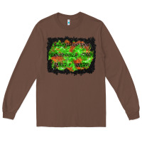 Chestnut halloween leopard lines background Long Sleeve Tee - BundleAndBundleShop