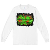 White halloween leopard lines background Long Sleeve Tee - BundleAndBundleShop