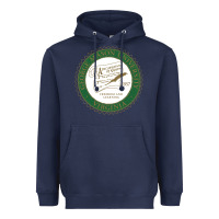 Navy george mason university Heavyweight Hoodie - linhVisuals