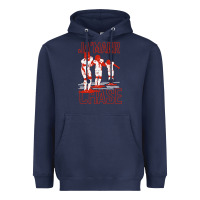 Navy ja'marr chase Heavyweight Hoodie - linhVisuals