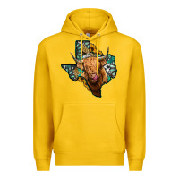Lemon texas map highland cow Premium Hoodie - Jasminsmagicworld