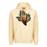 Pina Colada texas map highland cow Premium Hoodie - Jasminsmagicworld