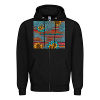 Black sunflower gemstone serape tumbler Zipper Hoodie - AdoDesignShop
