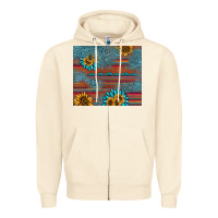 Sandshell sunflower gemstone serape tumbler Zipper Hoodie - AdoDesignShop