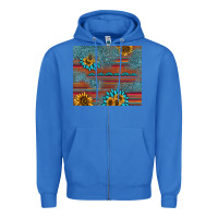 True Royal sunflower gemstone serape tumbler Zipper Hoodie - AdoDesignShop