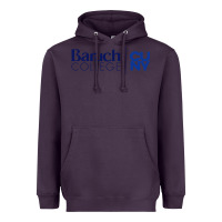 Plum baruch college vectorized Heavyweight Hoodie - linhVisuals