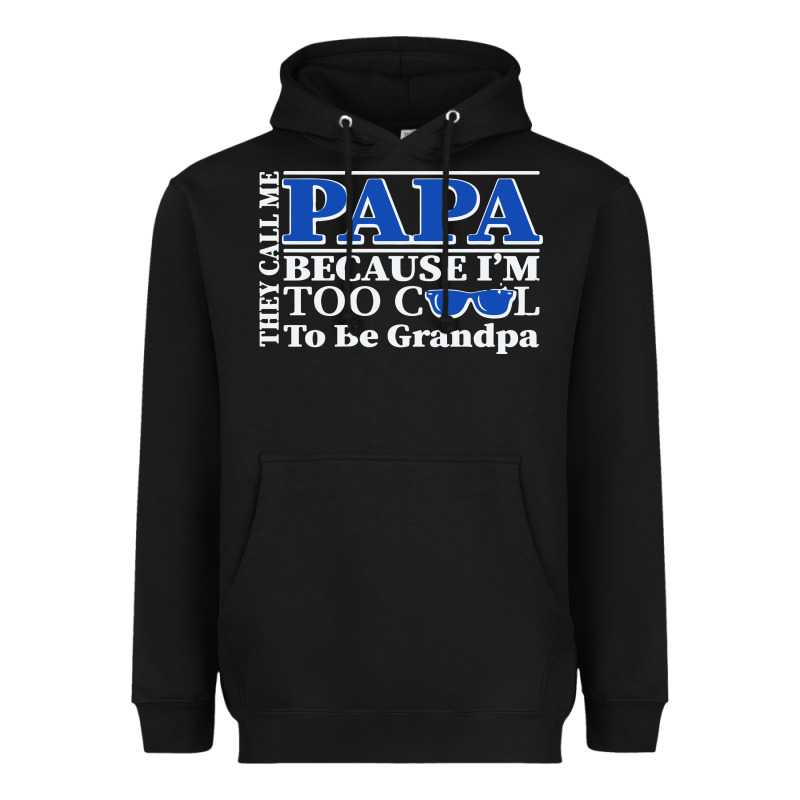 They Call Me Papa Because I'm Too Cool To Be Grandpa Heavyweight Hoodie by linhVisuals | Teevron