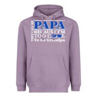 Lavender they call me papa because i'm too cool to be grandpa Heavyweight Hoodie - linhVisuals