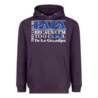 Plum they call me papa because i'm too cool to be grandpa Heavyweight Hoodie - linhVisuals