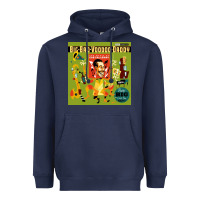 Navy big bad voodoo daddy Heavyweight Hoodie - linhVisuals
