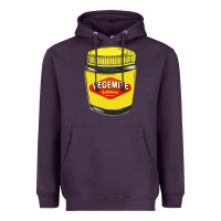 Plum vegemite Heavyweight Hoodie - linhVisuals