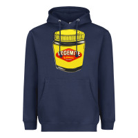 Navy vegemite Heavyweight Hoodie - linhVisuals