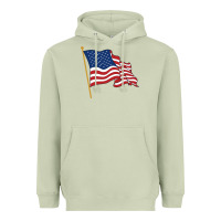 Matcha American flag Heavyweight Hoodie - linhVisuals