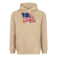 Mushroom American flag Heavyweight Hoodie - linhVisuals