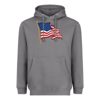 Storm American flag Heavyweight Hoodie - linhVisuals