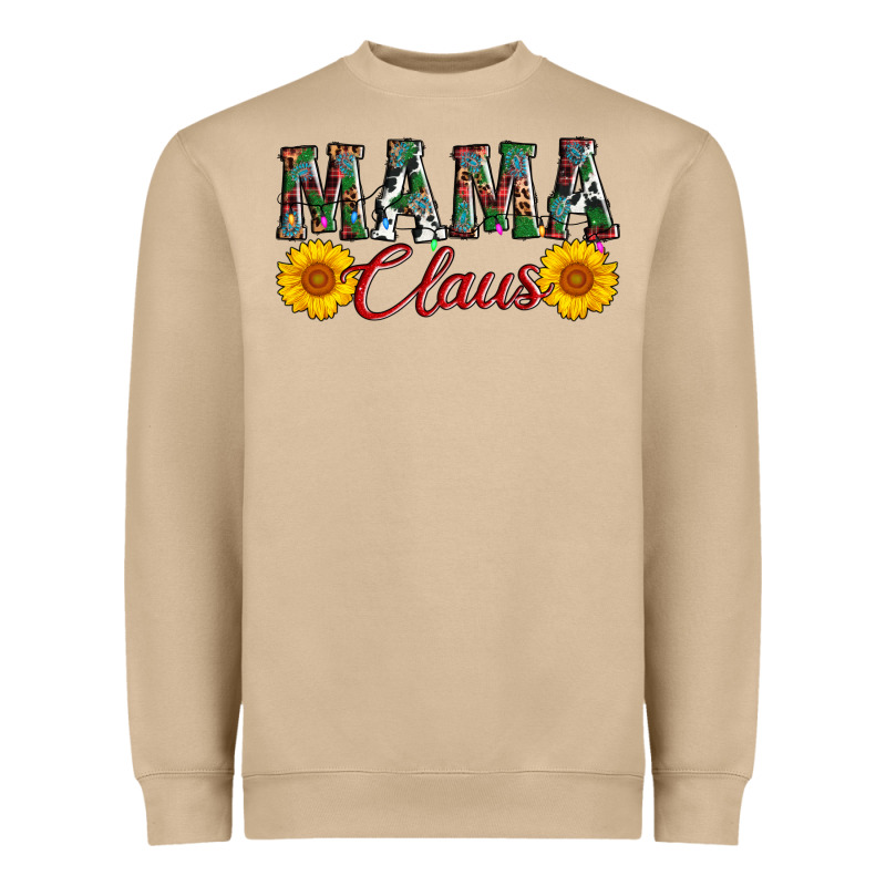 Mama Claus Heavyweight Sweatshirt by AdoDesignShop | Teevron