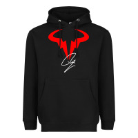 Black RAFA Heavyweight Hoodie - linhVisuals