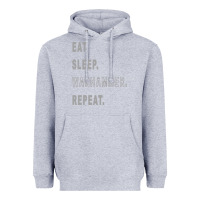 Heather Grey warhammer Heavyweight Hoodie - linhVisuals