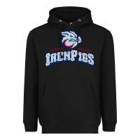 Black lehigh valley ironpigs Heavyweight Hoodie - linhVisuals