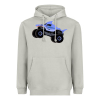 Moon Dust Monster Truck Megalodon Heavyweight Hoodie - linhVisuals