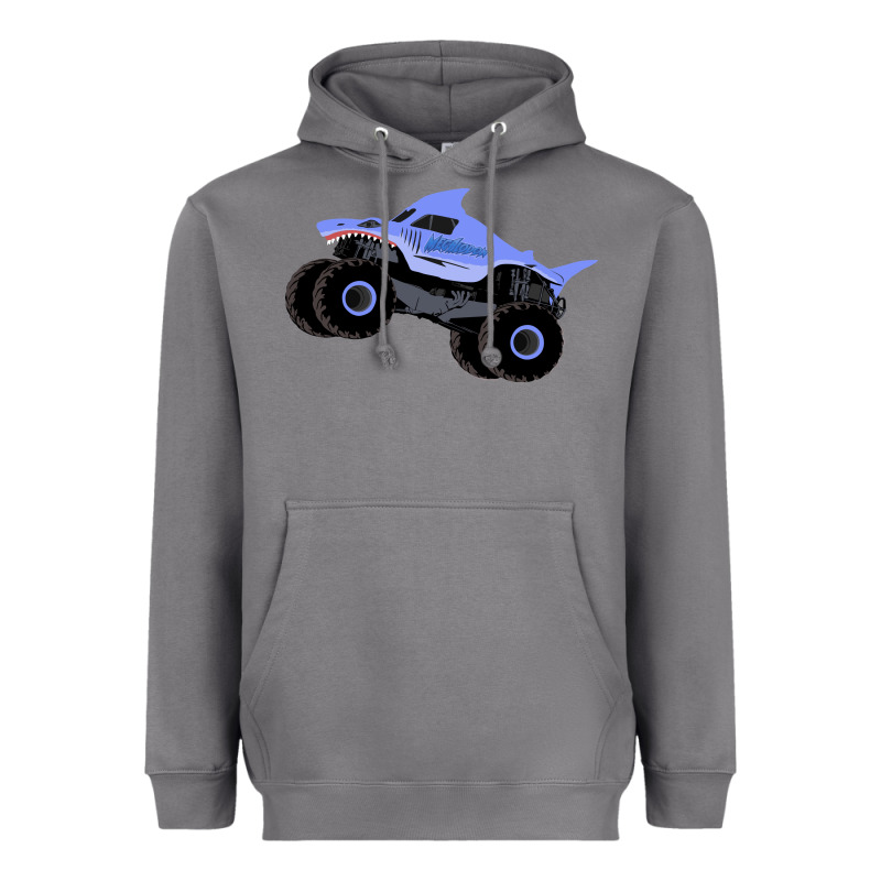 Monster Truck Megalodon Heavyweight Hoodie by linhVisuals | Teevron