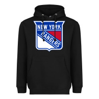 Black Ny rangers Heavyweight Hoodie - linhVisuals