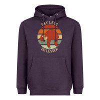 Plum say less do lesser funny sloth Heavyweight Hoodie - linhVisuals